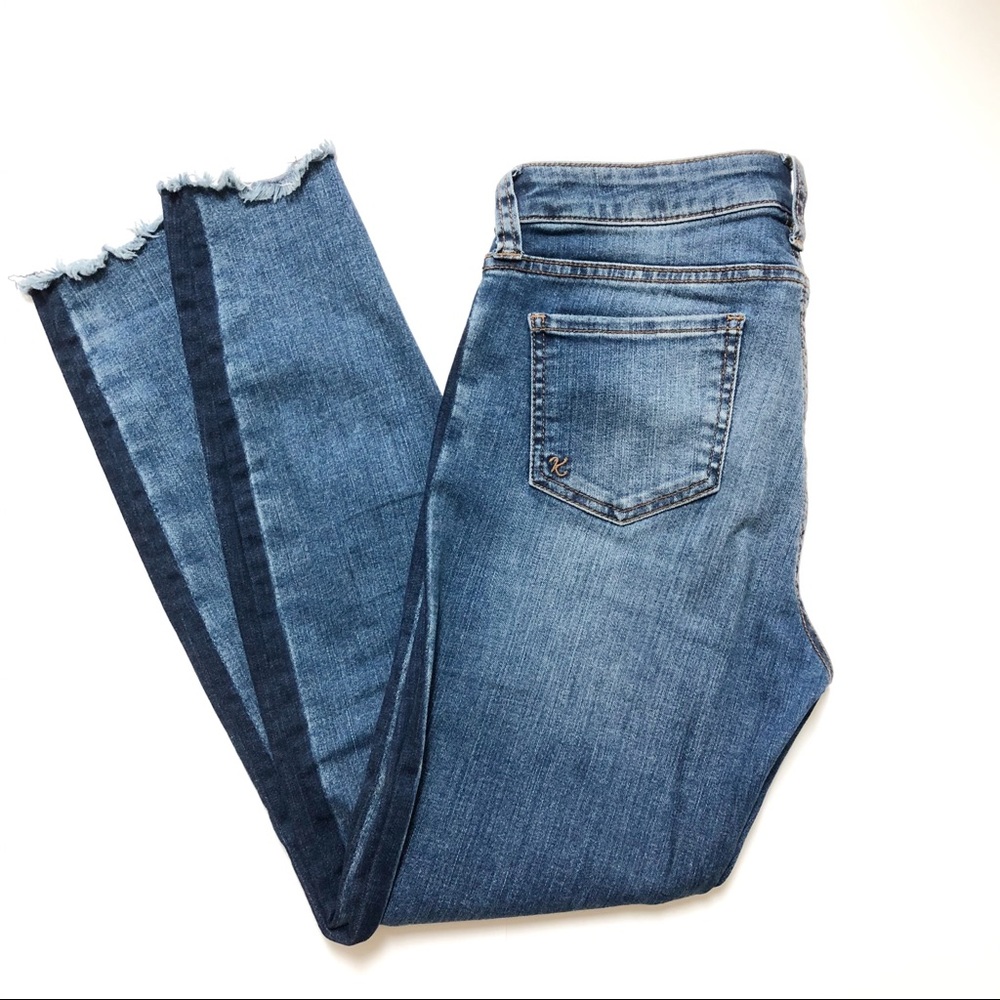 Kut from the Kloth Frayed Hem Skinny Jean